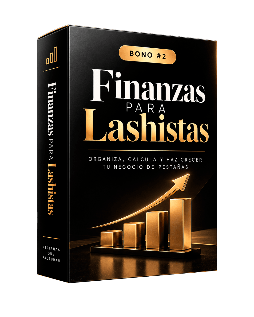 Mockup del bono Finanzas para Lashistas